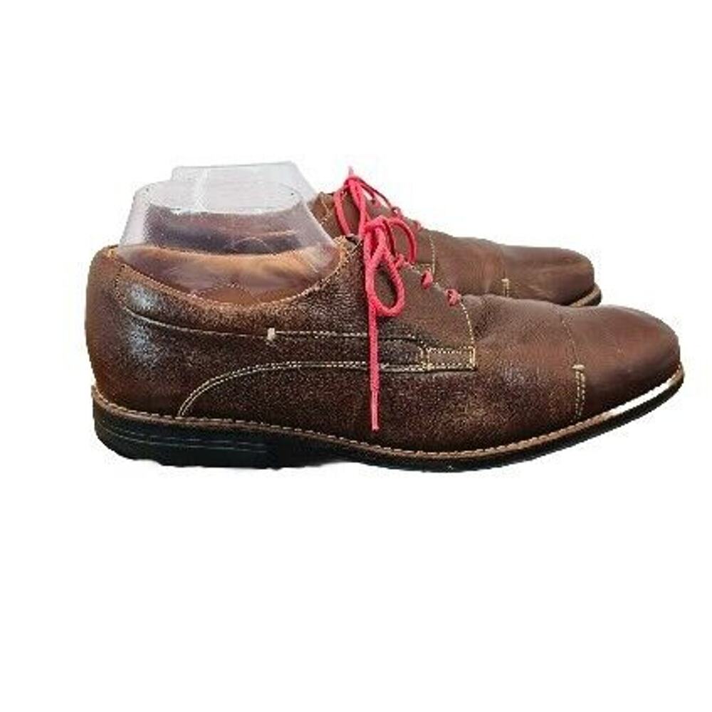 Sandro Moscoloni Mens 9.5D Gary Troy Brazilian Leather Oxford Derby Shoes 17016